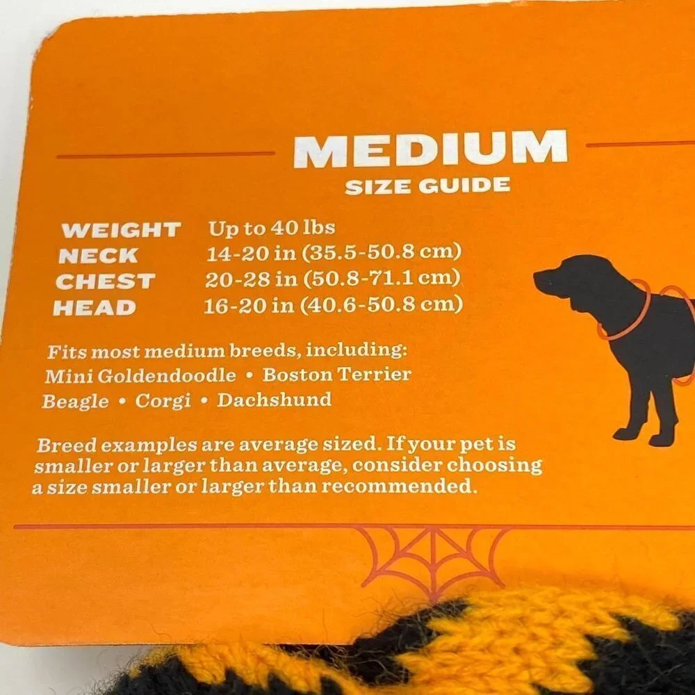 Target Tiger Halloween Dog Sweater Hyde & EEK! Boutique™ Sizes Med/ Lg
